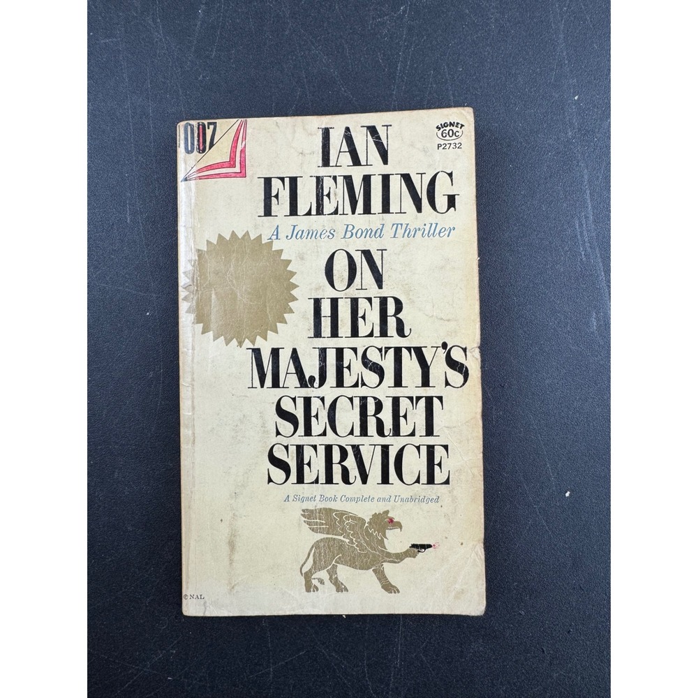 Ian Fleming On Her Majesty's Secret Service James Bond Signet‎ P2732 Paperback